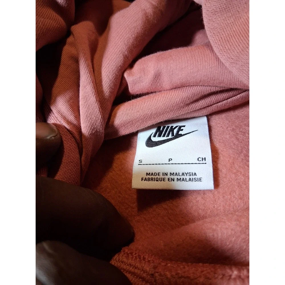 Nike Women's Rose Center Swoosh Oversized Phoenix‎ Hoodie DQ5860-104 size Small